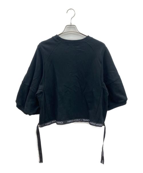 tranoi.（トラノイ）tranoi. (トラノイ) COCOON TOPS ブラック サイズ:1の古着・服飾アイテム