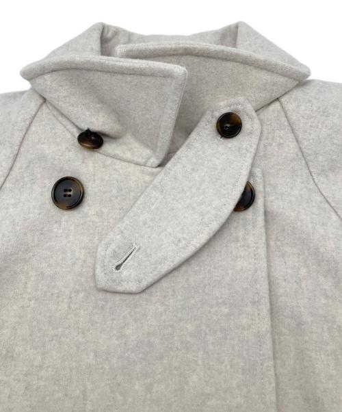 CLOCHE（クロシェ）CLOCHE (クロシェ) ステンカラーコート ホワイト サイズ:2の古着・服飾アイテム