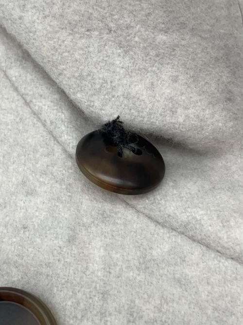 CLOCHE（クロシェ）CLOCHE (クロシェ) ステンカラーコート ホワイト サイズ:2の古着・服飾アイテム