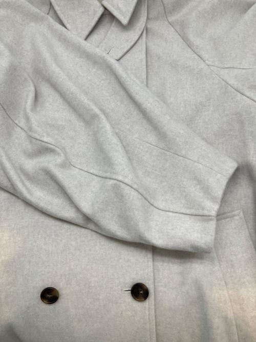 CLOCHE（クロシェ）CLOCHE (クロシェ) ステンカラーコート ホワイト サイズ:2の古着・服飾アイテム