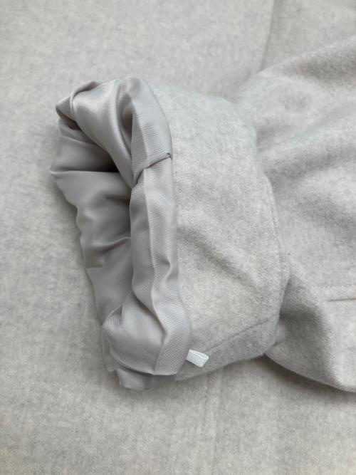 CLOCHE（クロシェ）CLOCHE (クロシェ) ステンカラーコート ホワイト サイズ:2の古着・服飾アイテム