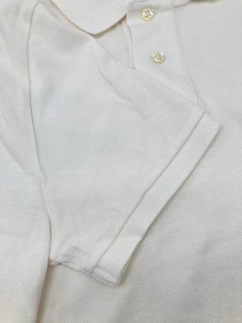 POLO RALPH LAUREN（ポロ・ラルフローレン）POLO RALPH LAUREN (ポロ・ラルフローレン) ポロシャツ　ビッグロゴ刺繍 ホワイト サイズ:Sの古着・服飾アイテム