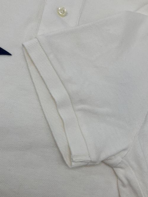 POLO RALPH LAUREN（ポロ・ラルフローレン）POLO RALPH LAUREN (ポロ・ラルフローレン) ポロシャツ　ビッグロゴ刺繍 ホワイト サイズ:Sの古着・服飾アイテム