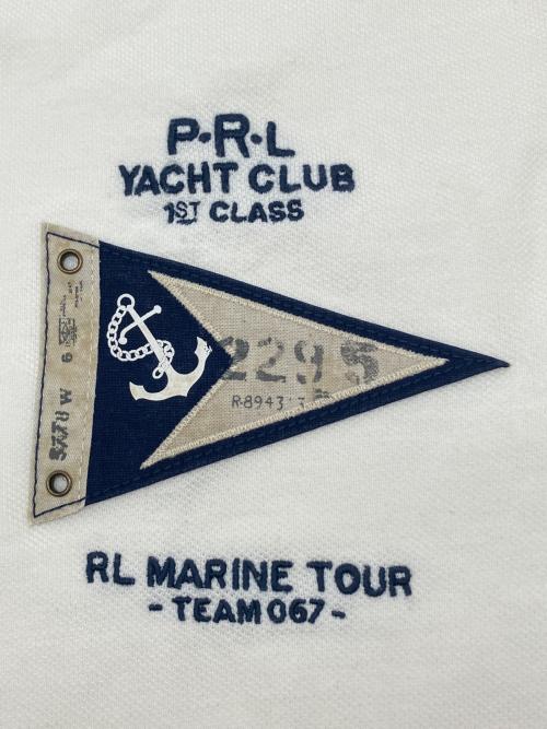 POLO RALPH LAUREN（ポロ・ラルフローレン）POLO RALPH LAUREN (ポロ・ラルフローレン) ポロシャツ　ビッグロゴ刺繍 ホワイト サイズ:Sの古着・服飾アイテム