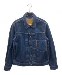 LEVI'S（リーバイス）の古着「デニムジャケット　1936年TYPE I トラッカージャケット復刻モデル　セルビッジ　2022年製」｜ネイビー