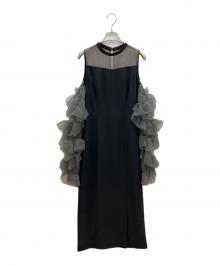 ANDRESD（アンドレスド）の古着「長袖ワンピース　detached sleeve dress」｜ブラック