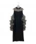 ANDRESD（アンドレスド）の古着「長袖ワンピース　detached sleeve dress」｜ブラック