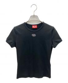 DIESEL（ディーゼル）の古着「半袖カットソー　T-UNCUTIESLONG-OD」｜ブラック