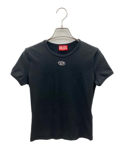DIESEL（ディーゼル）DIESEL (ディーゼル) 半袖カットソー　T-UNCUTIESLONG-OD ブラック サイズ:Sの古着・服飾アイテム