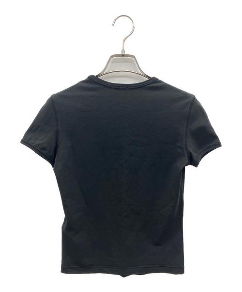 DIESEL（ディーゼル）DIESEL (ディーゼル) 半袖カットソー　T-UNCUTIESLONG-OD ブラック サイズ:Sの古着・服飾アイテム