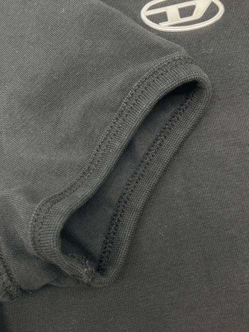 DIESEL（ディーゼル）DIESEL (ディーゼル) 半袖カットソー　T-UNCUTIESLONG-OD ブラック サイズ:Sの古着・服飾アイテム