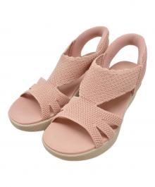 SKECHERS（スケッチャーズ）の古着「厚底サンダル」｜ピンク