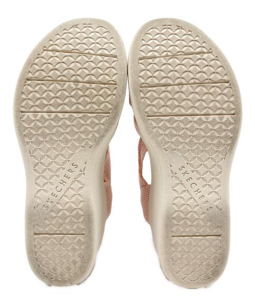 SKECHERS（スケッチャーズ）SKECHERS (スケッチャーズ) 厚底サンダル ピンク サイズ:25cmの古着・服飾アイテム