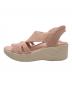 SKECHERS (スケッチャーズ) 厚底サンダル ピンク サイズ:25cm：5000円