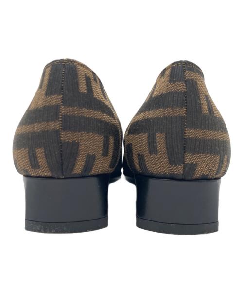 FENDI（フェンディ）FENDI (フェンディ) パンプス ブラウン×ブラック サイズ:24cmの古着・服飾アイテム