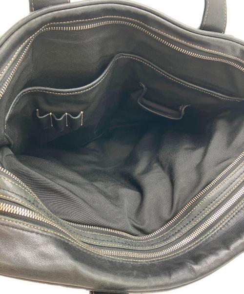 COACH（コーチ）COACH (コーチ) オールレザー　ビジネスバッグ ブラックの古着・服飾アイテム
