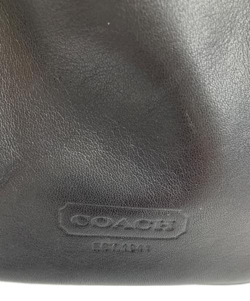 COACH（コーチ）COACH (コーチ) オールレザー　ビジネスバッグ ブラックの古着・服飾アイテム