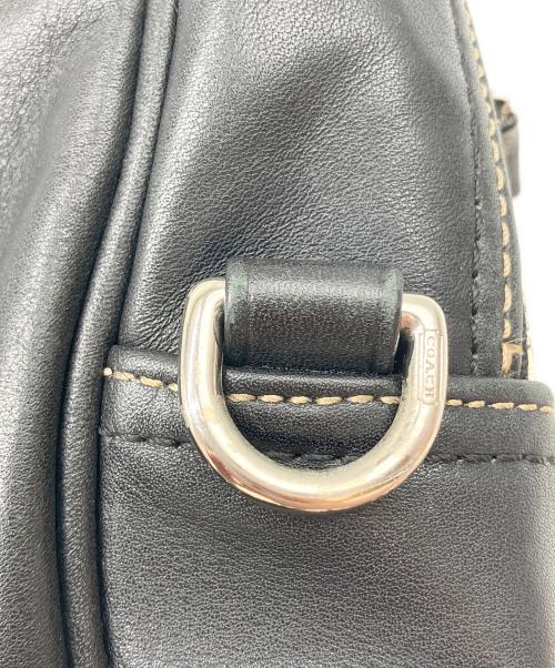COACH（コーチ）COACH (コーチ) オールレザー　ビジネスバッグ ブラックの古着・服飾アイテム