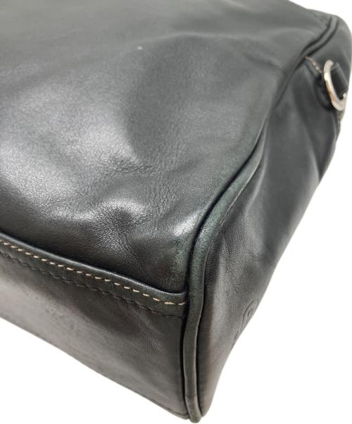 COACH（コーチ）COACH (コーチ) オールレザー　ビジネスバッグ ブラックの古着・服飾アイテム