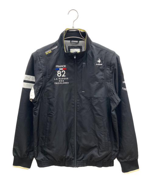 le coq sportif GOLF（ルコック スポルティフ ゴルフ）le coq sportif GOLF (ルコック スポルティフ ゴルフ) ウインドブレーカー ブラック×ホワイト サイズ:Lの古着・服飾アイテム