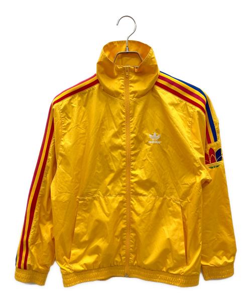 adidas（アディダス）adidas (アディダス) セットアップジャージ オレンジ×レッド サイズ:トップス(S)ボトムス(M)の古着・服飾アイテム