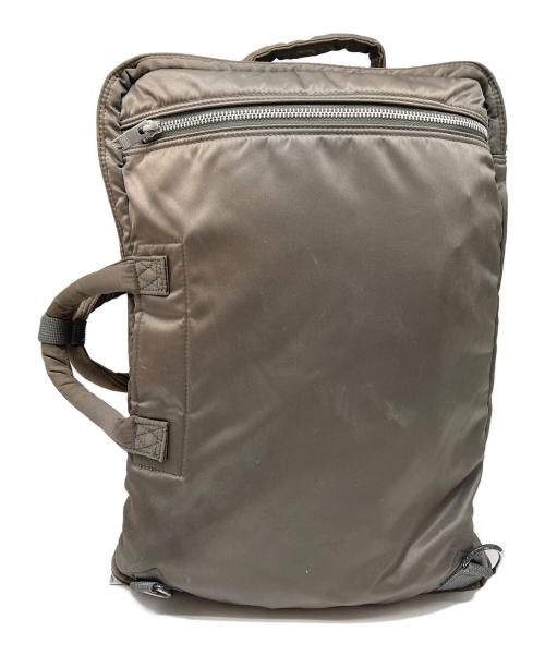 PORTER（ポーター）PORTER (ポーター) TANKER(タンカー)　3WAY BOSTON BAG(L) カーキの古着・服飾アイテム
