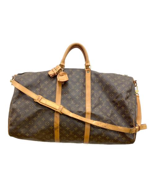 LOUIS VUITTON（ルイ ヴィトン）LOUIS VUITTON (ルイ ヴィトン) モノグラム 	キーポル・バンドリエール60　ボストンバッグ ブラウンの古着・服飾アイテム
