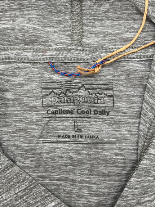 Patagonia（パタゴニア）Patagonia (パタゴニア) プルオーバーパーカー グレー サイズ:L 未使用品の古着・服飾アイテム