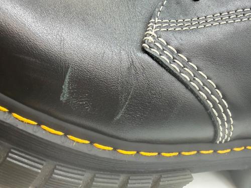 Dr.Martens（ドクターマーチン）Dr.Martens (ドクターマーチン) AUDRICK 3EYE SHOE ブラック×イエロー サイズ:UK9　EU43の古着・服飾アイテム