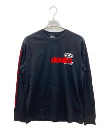 DIESEL（ディーゼル）の古着「ロングスリープTシャツ」｜ブラック
