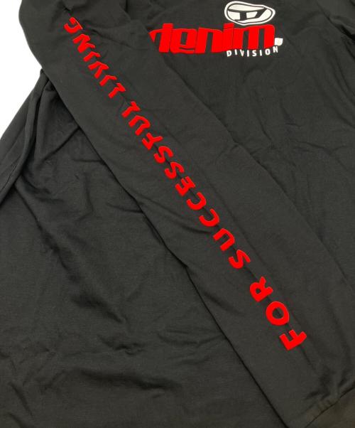 DIESEL（ディーゼル）DIESEL (ディーゼル) ロングスリープTシャツ ブラック サイズ:Ｍの古着・服飾アイテム