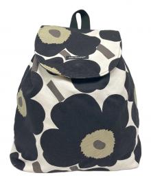 marimekko（マリメッコ）の古着「リュック」｜ホワイト×ブラック