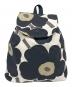 marimekko（マリメッコ）の古着「リュック」｜ホワイト×ブラック