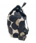 中古・古着 marimekko (マリメッコ) リュック ホワイト×ブラック：5000円