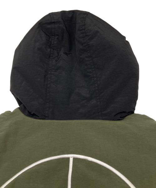 X-LARGE（エクストララージ）X-LARGE (エクストララージ) PUBLIC ENEMY (パブリック エネミー) 中綿ジャケット カーキ×ブラック サイズ:XLの古着・服飾アイテム