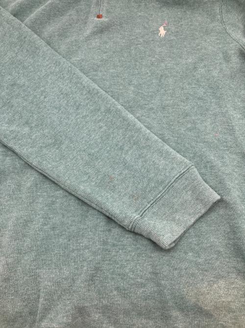 POLO RALPH LAUREN（ポロ・ラルフローレン）POLO RALPH LAUREN (ポロ・ラルフローレン) ハーフジップスウェット グリーン サイズ:XXLの古着・服飾アイテム