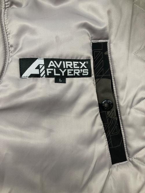 AVIREX（アヴィレックス）AVIREX (アヴィレックス) ミリタリージャケット ブラック×グレー サイズ:Lの古着・服飾アイテム