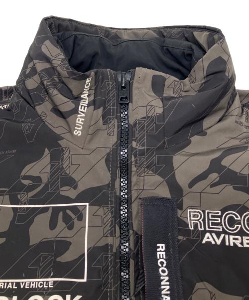 AVIREX（アヴィレックス）AVIREX (アヴィレックス) ミリタリージャケット ブラック×グレー サイズ:Lの古着・服飾アイテム