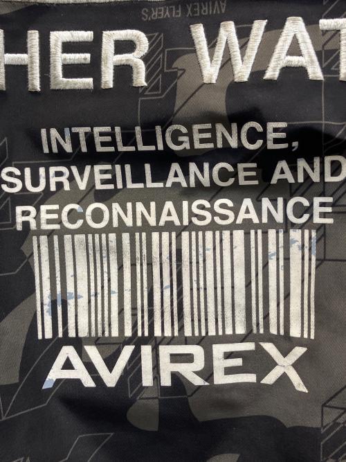 AVIREX（アヴィレックス）AVIREX (アヴィレックス) ミリタリージャケット ブラック×グレー サイズ:Lの古着・服飾アイテム