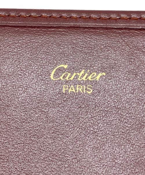 Cartier（カルティエ）Cartier (カルティエ) 長財布 ワインレッドの古着・服飾アイテム