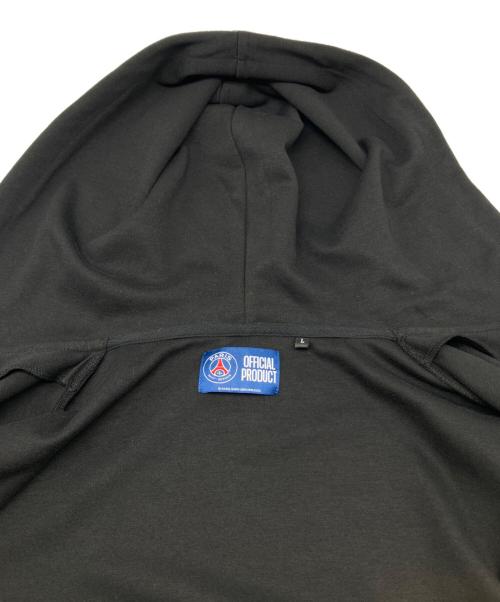 Paris Saint-Germain（パリサンジェルマン）Paris Saint-Germain (パリサンジェルマン) ジップパーカー ブラック サイズ:Lの古着・服飾アイテム