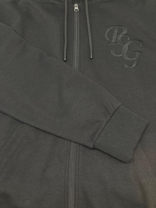 Paris Saint-Germain（パリサンジェルマン）Paris Saint-Germain (パリサンジェルマン) ジップパーカー ブラック サイズ:Lの古着・服飾アイテム