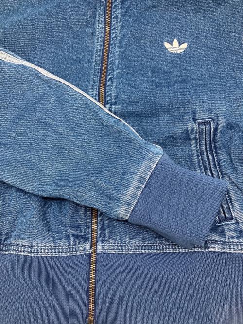 adidas（アディダス）adidas (アディダス) ブルゾン　アディカラー デニム トラックトップ インディゴ サイズ:Sの古着・服飾アイテム