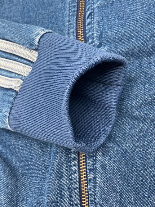 adidas（アディダス）adidas (アディダス) ブルゾン　アディカラー デニム トラックトップ インディゴ サイズ:Sの古着・服飾アイテム
