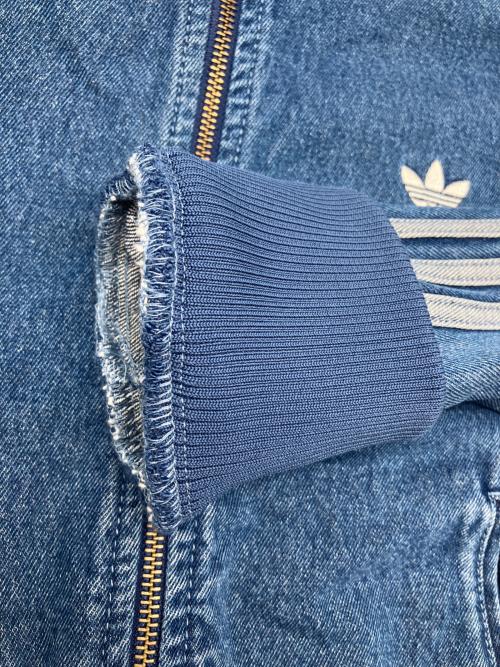 adidas（アディダス）adidas (アディダス) ブルゾン　アディカラー デニム トラックトップ インディゴ サイズ:Sの古着・服飾アイテム