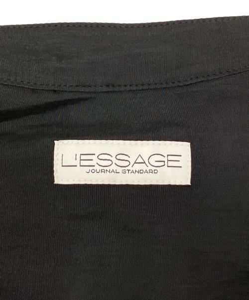 journal standard L'essage（ジャーナルスタンダード レサージュ）journal standard L'essage (ジャーナルスタンダード レサージュ) 長袖ワンピース ブラック サイズ:不明の古着・服飾アイテム