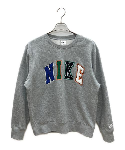 NIKE（ナイキ）NIKE (ナイキ) CLUBクルースウェットBB LTTRS　2025モデル グレー サイズ:Lの古着・服飾アイテム