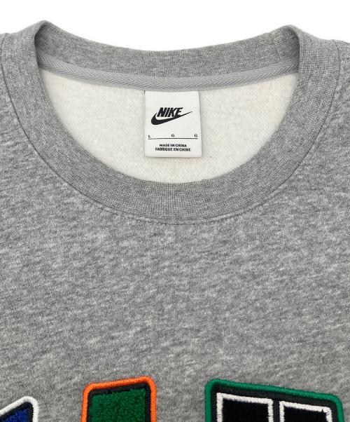 NIKE（ナイキ）NIKE (ナイキ) CLUBクルースウェットBB LTTRS　2025モデル グレー サイズ:Lの古着・服飾アイテム