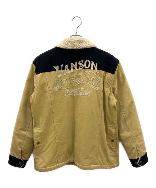 VANSON（バンソン）VANSON (バンソン) 裏ボアコーデュロイジャケット ベージュ サイズ:Lの古着・服飾アイテム