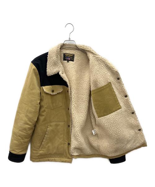 VANSON（バンソン）VANSON (バンソン) 裏ボアコーデュロイジャケット ベージュ サイズ:Lの古着・服飾アイテム